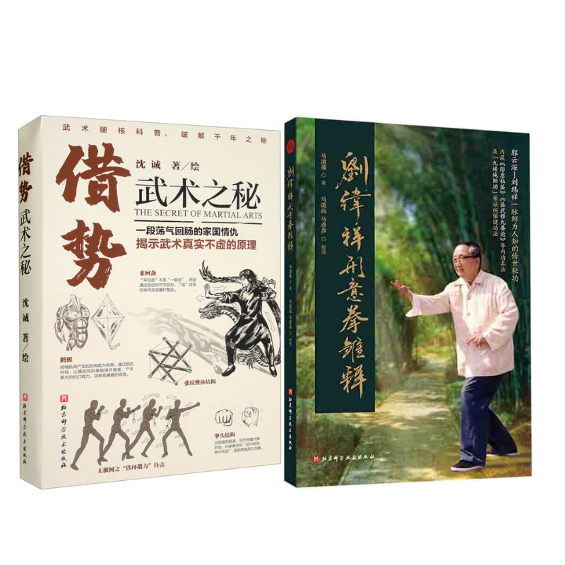 劉緯祥形意拳雛釋+借勢：武術之秘【2冊】