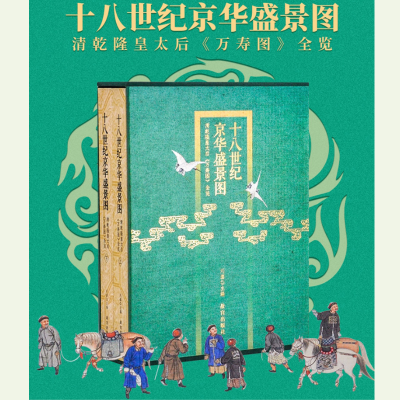 【十八世紀京華盛景圖 】（清乾隆皇太后《萬壽圖》）函裝，重達2.4公斤