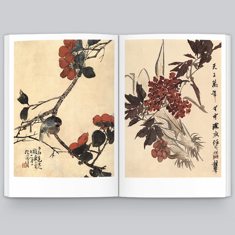 任伯年小品繪畫集1-6（全六冊）產品尺寸：28.7cm*41.2cm*4cm總厚度，重達：3.4公斤