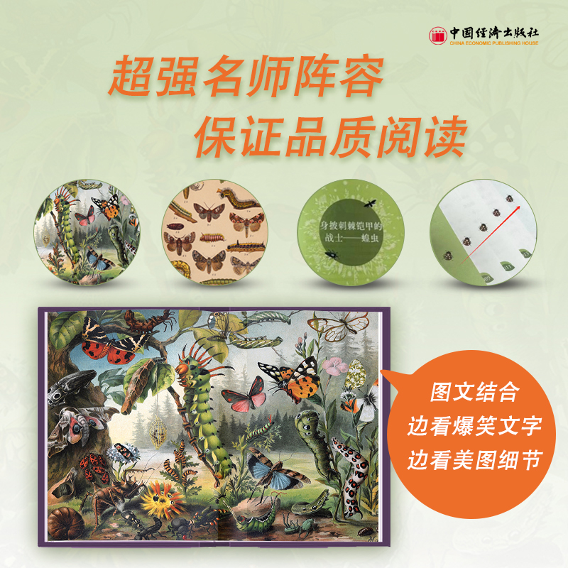 法布爾：昆蟲記（美繪精裝版）+植物記：手繪珍藏版（共四冊）