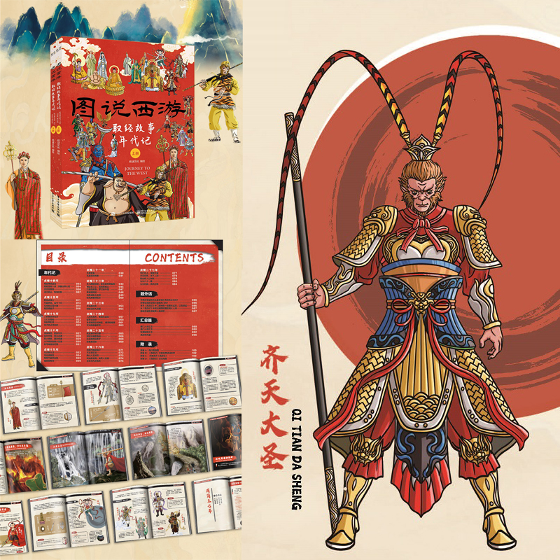 2023新書推薦:圖說西遊【取經故事年代記】上下冊
