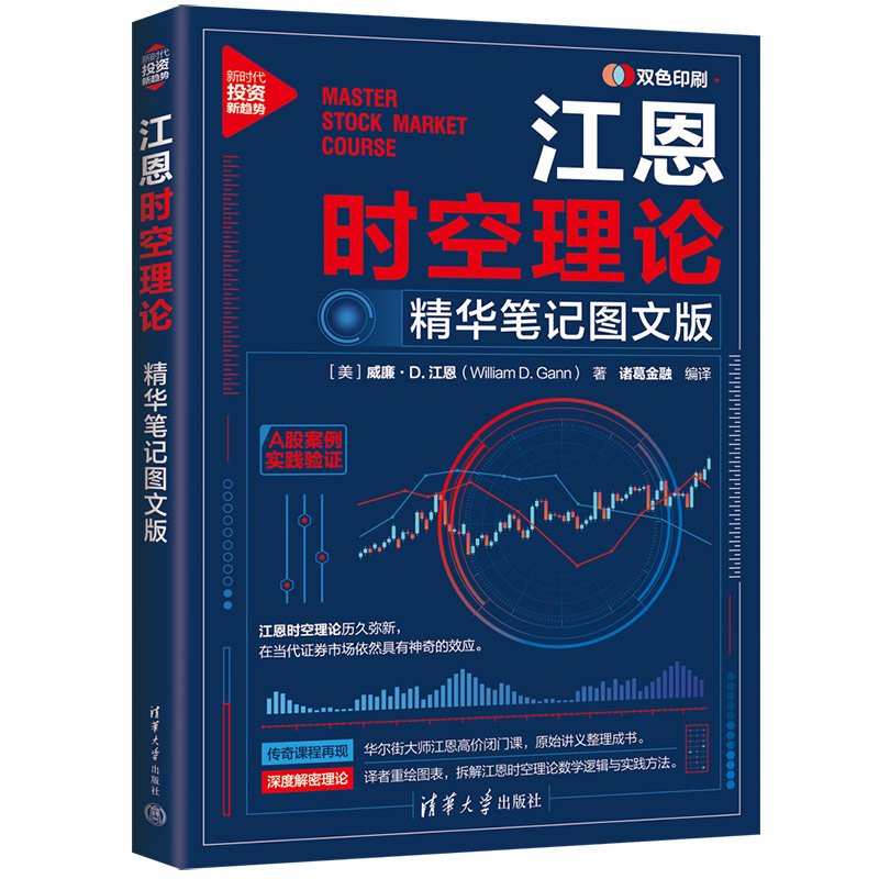 2025年新書推薦：【江恩時空理論+道氏理論+艾略特波浪理論】精華筆記圖文版（全三冊）