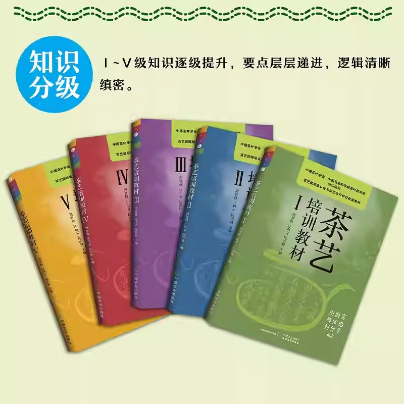 【茶藝培訓教材】全5冊