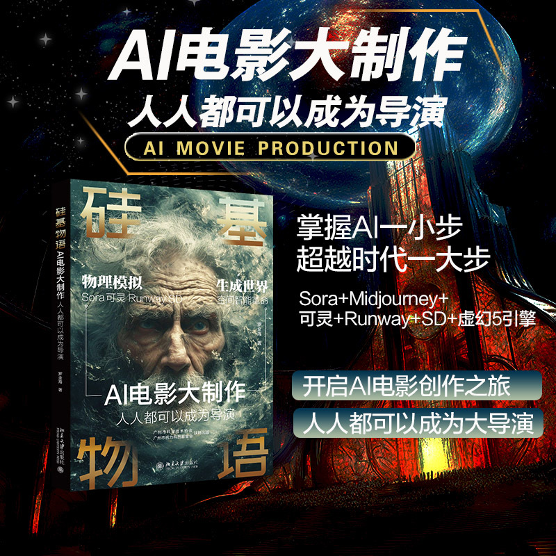 【AI短視頻創作一本通+AI視頻製作爆款30例+AI電影大製作】全3冊 【AI短視頻創作一本通+AI視頻製作爆款30例+AI電影大製作】全3冊